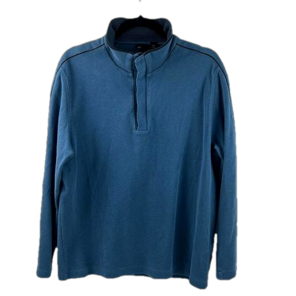 Boss Hugo Boss Men's Long  Sleeve Mock Neck ¼ Zipper Sweater